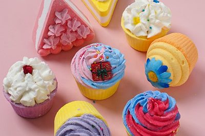 Wholesale Custom Cute Cupcake Bath Bombs (1)_副本