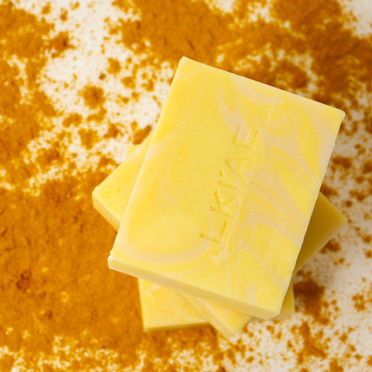 Organic handmade turmeric bar soap bulk