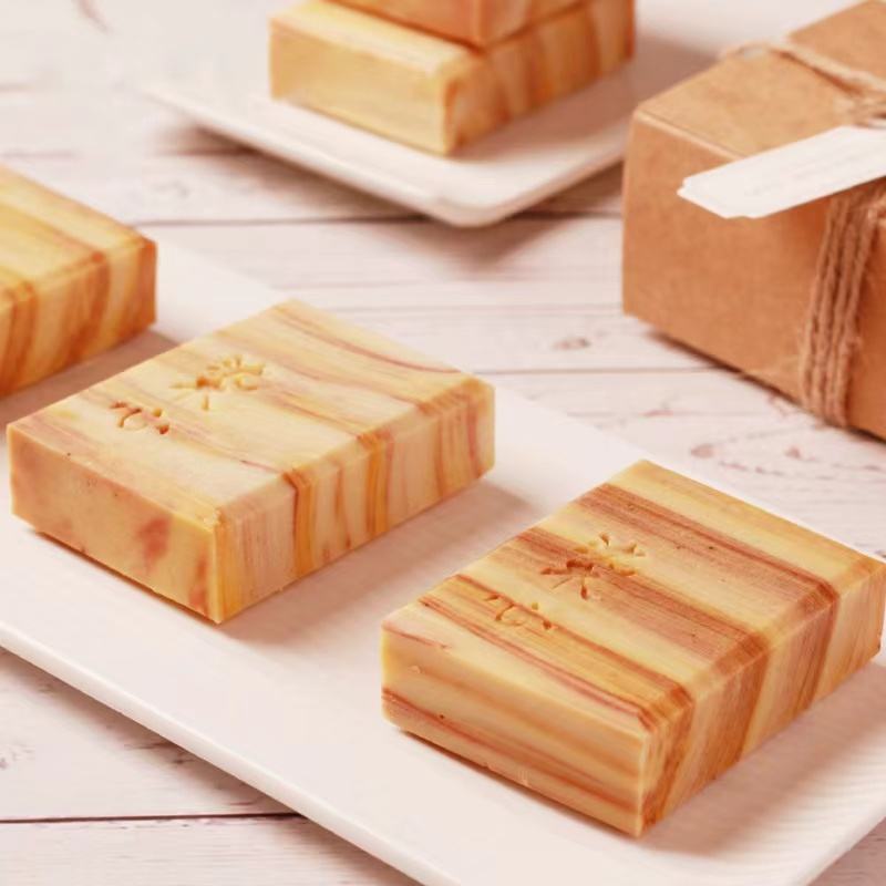 Organic handmade turmeric bar soap bulk