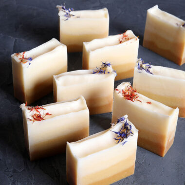 Organic handmade turmeric bar soap bulk