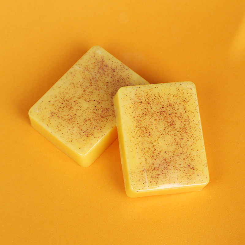 Custom turmeric bar soap for skin brightening