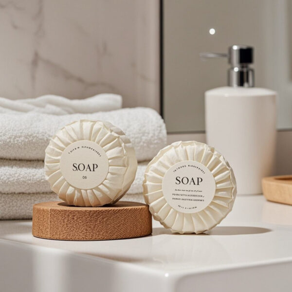 Custom logo mini hotel soap for hospitality brands