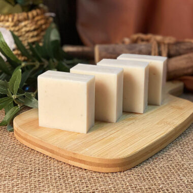 Goat milk organic soap for acne and deep cleansing