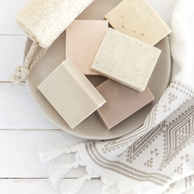 Goat milk organic soap for acne and deep cleansing