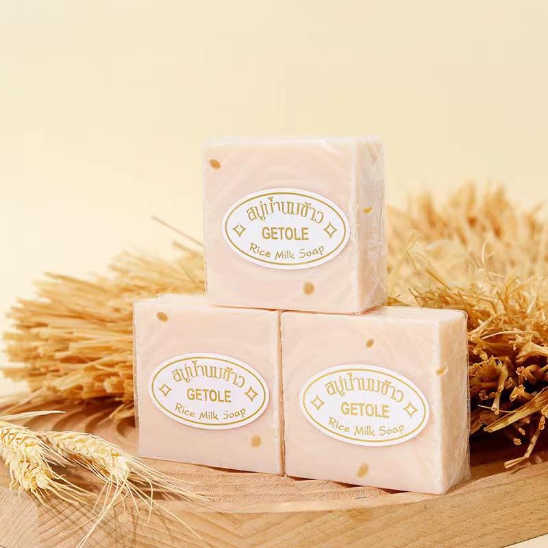 Wholesale rice milk bar soap natural gentle care