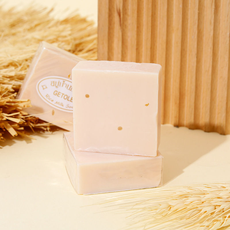 Wholesale rice milk bar soap natural gentle care