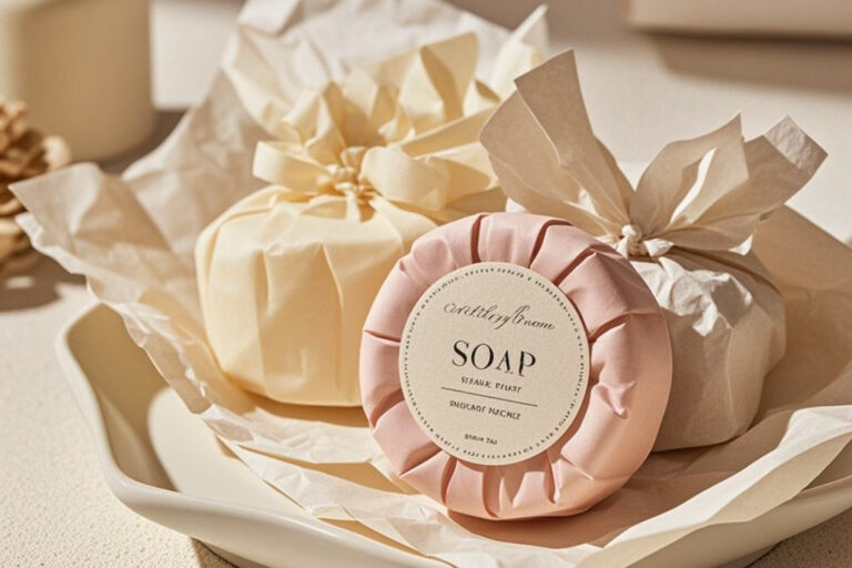 Travel size hotel soap for guest amenities