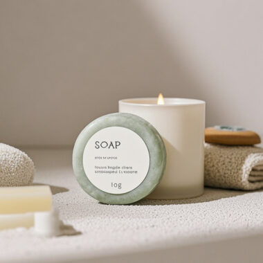 Travel size hotel soap for guest amenities