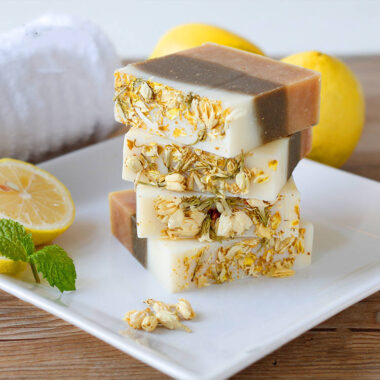 Private label natural soap for gentle facial cleansing