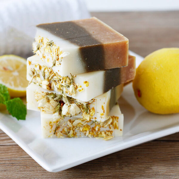 Private label natural soap for gentle facial cleansing