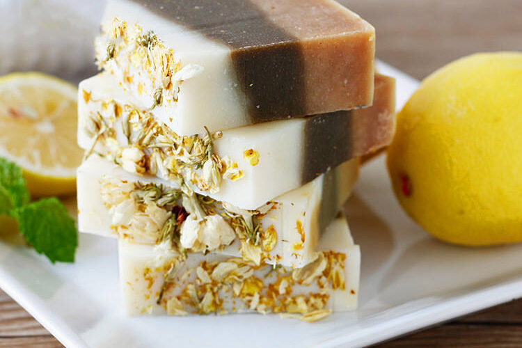 Private label natural soap for gentle facial cleansing