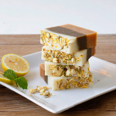 Private label natural soap for gentle facial cleansing