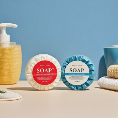 Travel size hotel soap for amenities and travel kits