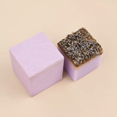 Natural soap for body and face care with organic ingredients