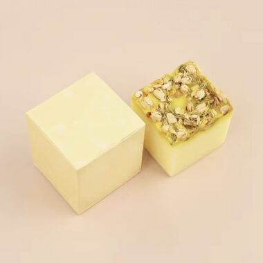 Natural soap for body and face care with organic ingredients