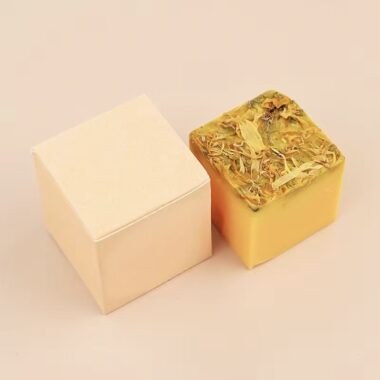 Natural soap for body and face care with organic ingredients