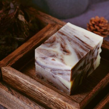 Handmade brightening refreshing natural soap for face and body