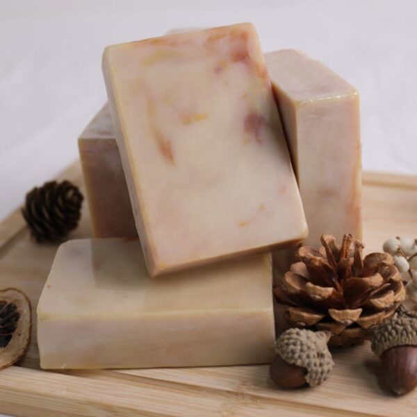 Handmade brightening refreshing natural soap for face and body