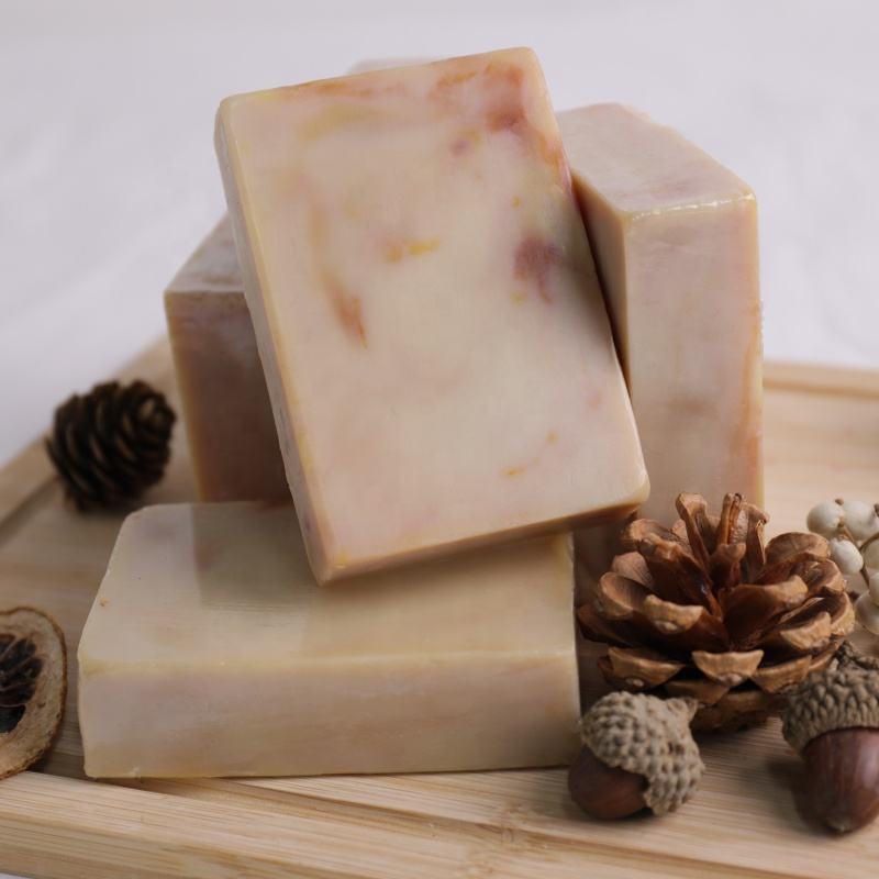 Handmade brightening refreshing natural soap for face and body