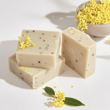 Moisturizing natural soap for face and body cleansing
