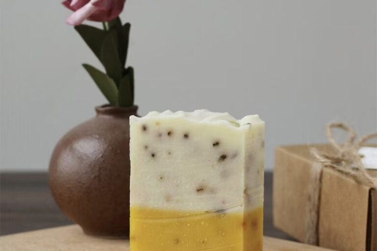 Moisturizing natural soap for face and body cleansing