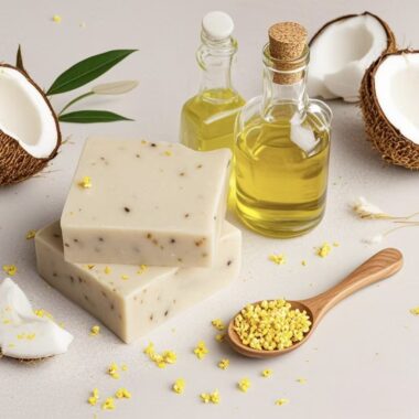 Moisturizing natural soap for face and body cleansing