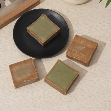 Handmade face and body cleansing bar soap for skincare