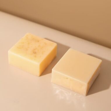 Moisturizing handmade skincare facial bar soap for gentle cleansing