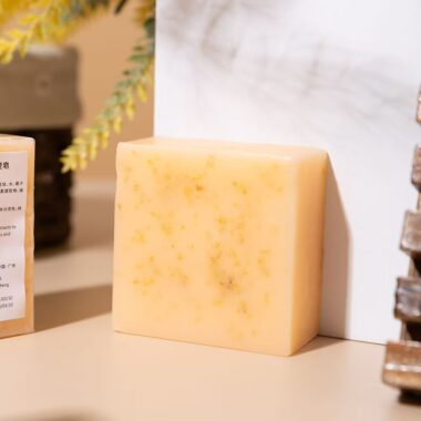 Moisturizing handmade skincare facial bar soap for gentle cleansing