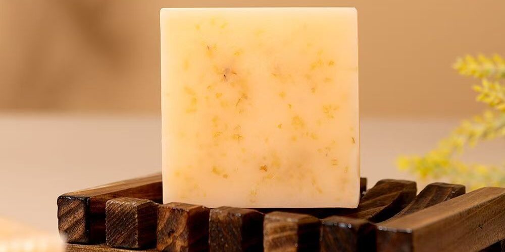 Moisturizing handmade skincare facial bar soap for gentle cleansing
