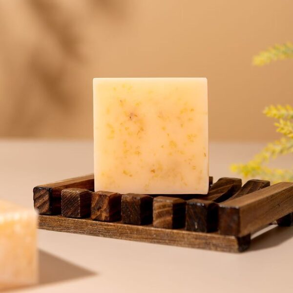 Moisturizing handmade skincare facial bar soap for gentle cleansing