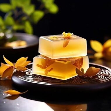 Osmanthus oil control and cleansing bar soap for body and face
