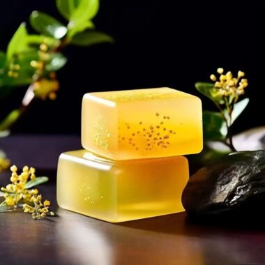 Osmanthus oil control and cleansing bar soap for body and face