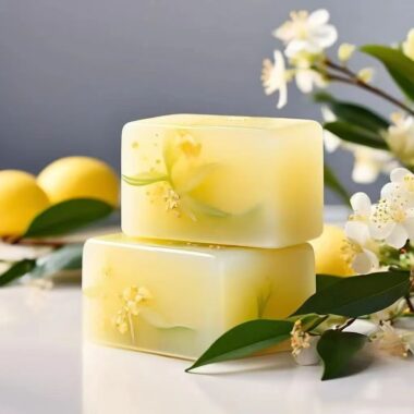 Osmanthus oil control and cleansing bar soap for body and face