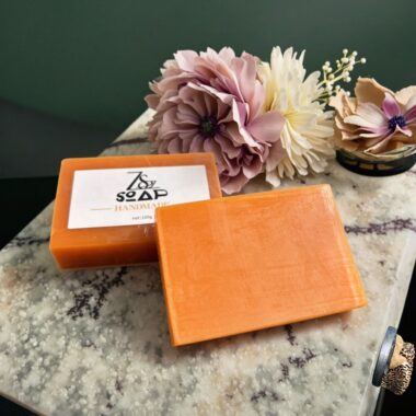 Turmeric whitening bar soap for body and face cleansing
