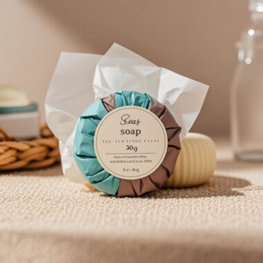 Luxury hotel soap for bathrooms and guest toiletries