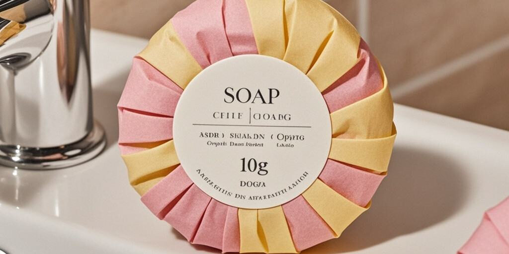 Luxury hotel soap for bathrooms and guest toiletries