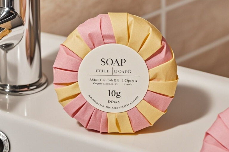 Premium Hotel Soap for Guest Toiletries and Bathroom Use (5) Luxury hotel soap for bathrooms and guest toiletries