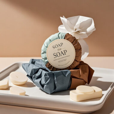 Luxury hotel soap for bathrooms and guest toiletries