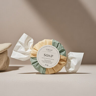 Luxury hotel soap for bathrooms and guest toiletries