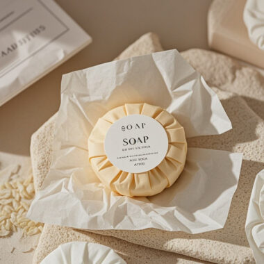 Luxury round hotel toiletry soap for guests