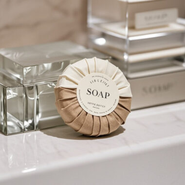 Luxury round hotel toiletry soap for guests