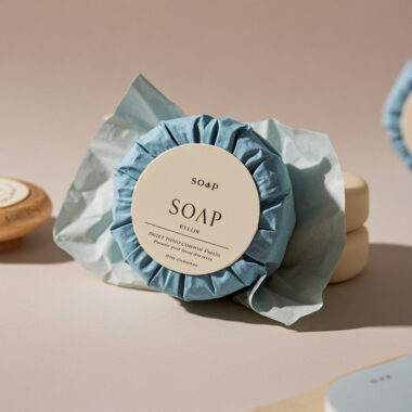 Luxury round hotel toiletry soap for guests